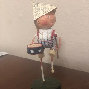 Lori Mitchell Patriotic Boy Figurine